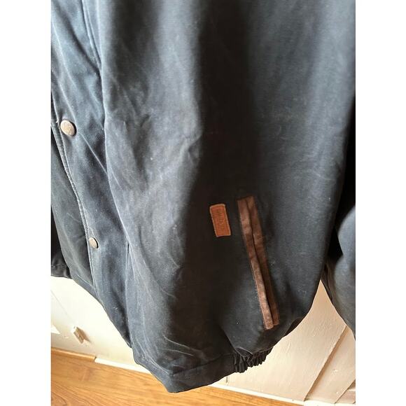 Outback Trading Co jacket men's xxl blue fleece lined zip button imperfect - Picture 7 of 16